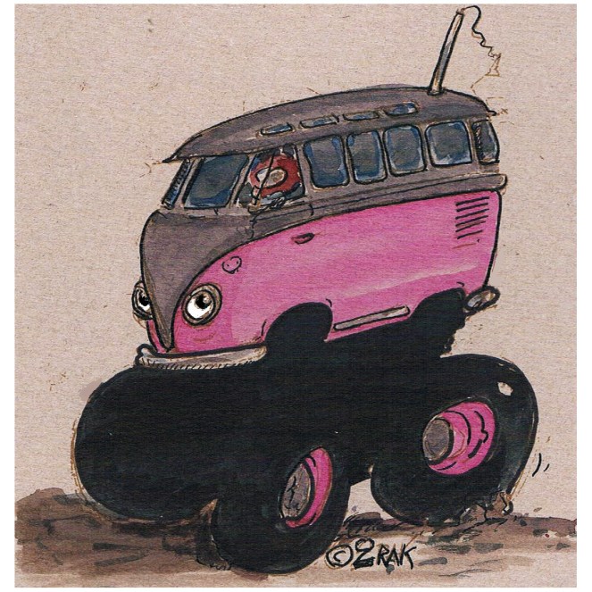 wheelies tamiya vwcampervan color